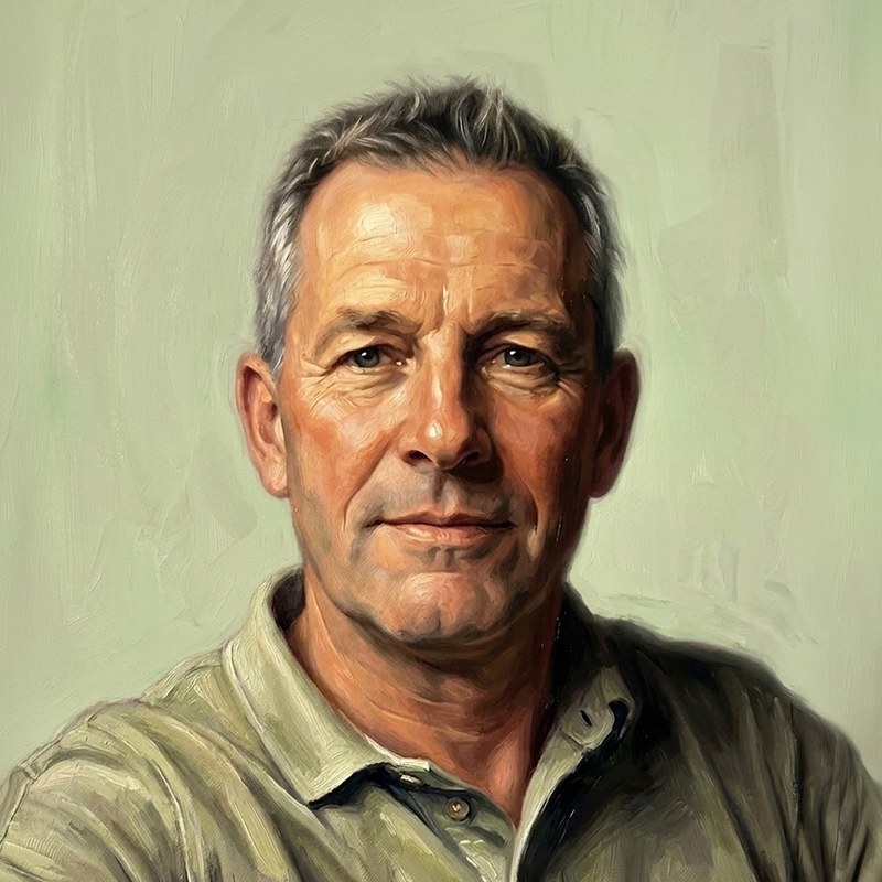 Schilderij portret
